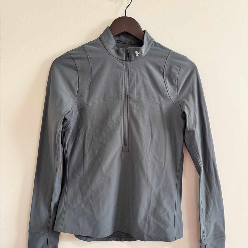 Under Armour Steel Gray Half-Zip Top